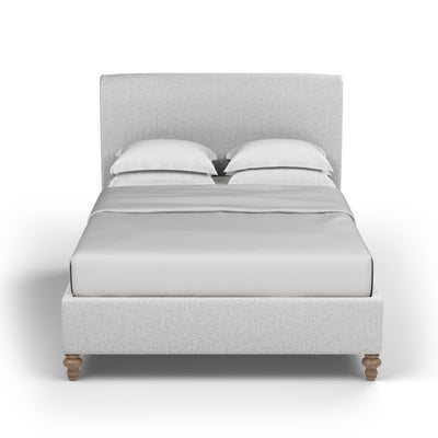 Liberty Panel Bed - Silver Streak Plush Velvet