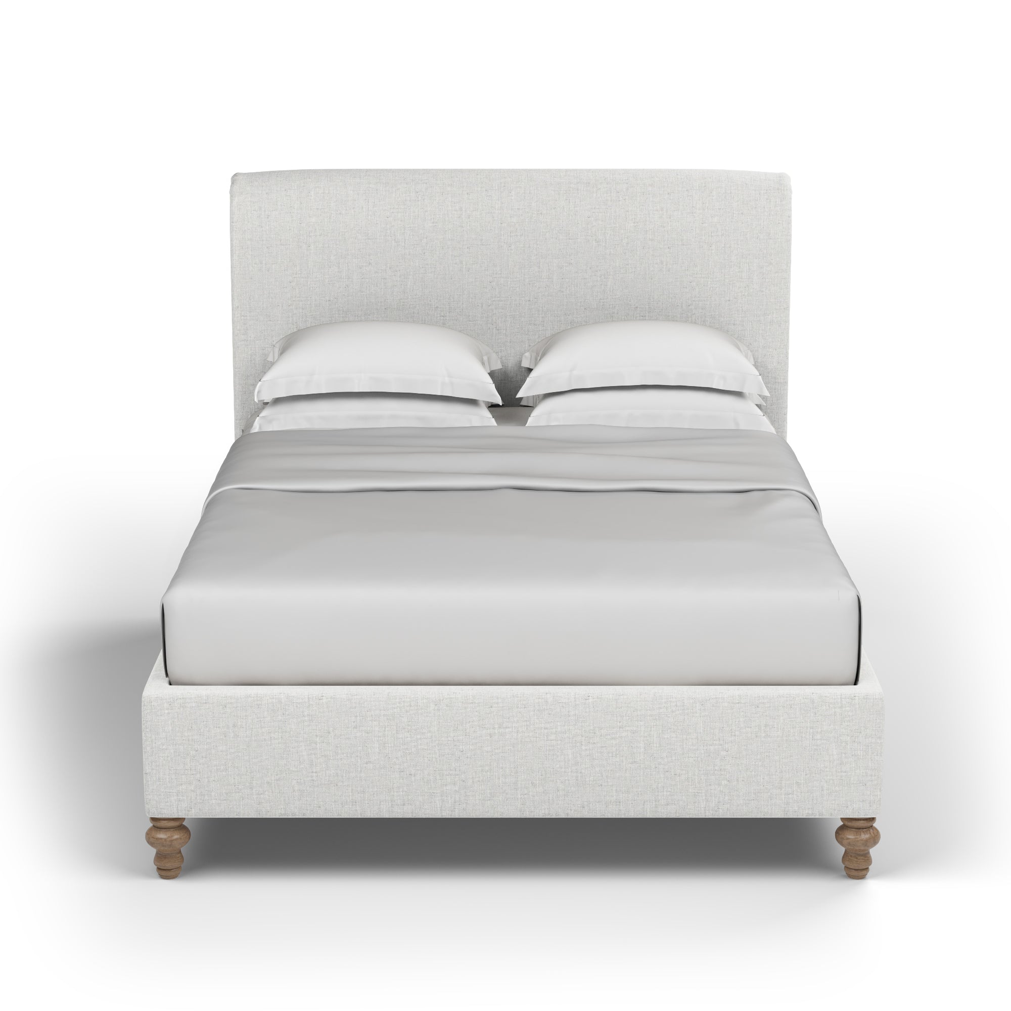 Liberty Panel Bed - Blanc Box Weave Linen