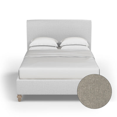 Liberty Panel Bed - Silver Streak Basketweave