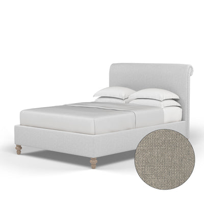 Liberty Panel Bed - Silver Streak Basketweave