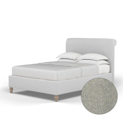 Liberty Panel Bed - Haze Basketweave