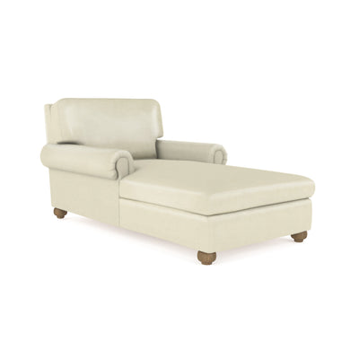Leroy Chaise - Alabaster Vintage Leather