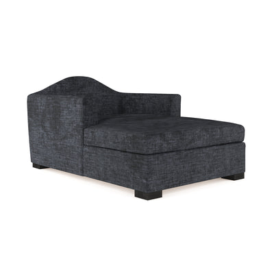 Horatio Chaise - Graphite Crushed Velvet