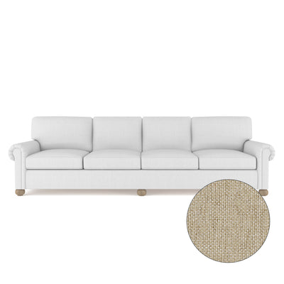 Leroy Sofa - Oyster Pebble Weave Linen