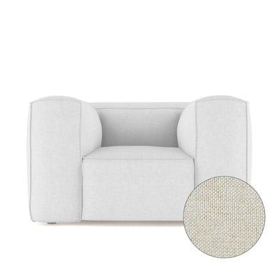 Varick Chair - Alabaster Pebble Weave Linen