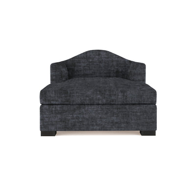 Horatio Chaise - Graphite Crushed Velvet