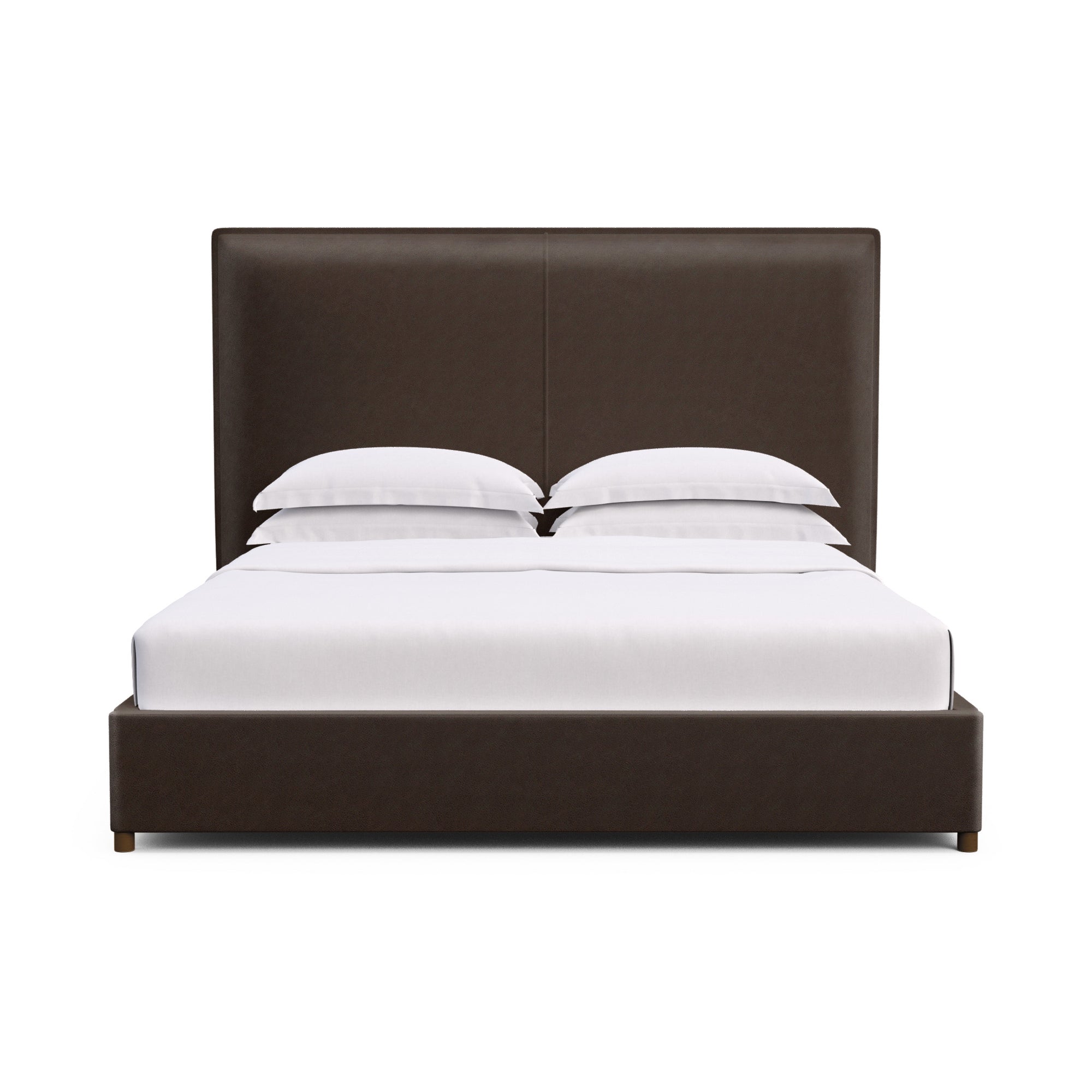 Mansfield Panel Bed - Chocolate Vintage Leather