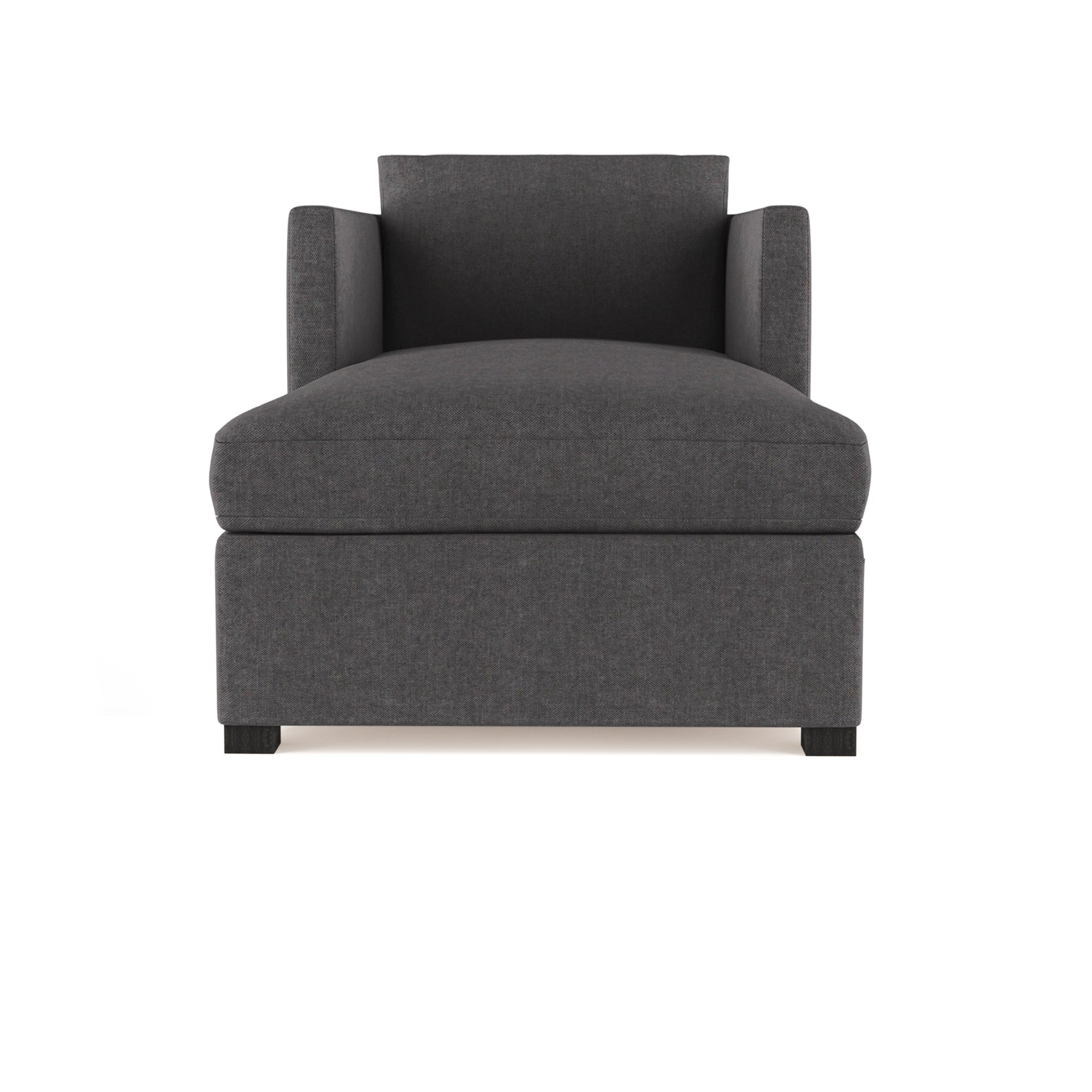 Madison Chaise - Graphite Plush Velvet