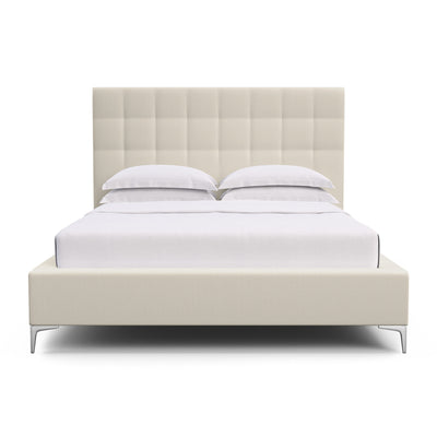 Bryant Tufted Panel Bed - Oyster Box Weave Linen