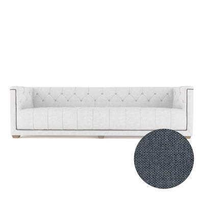 Hudson Sofa - Bluebell Pebble Weave Linen