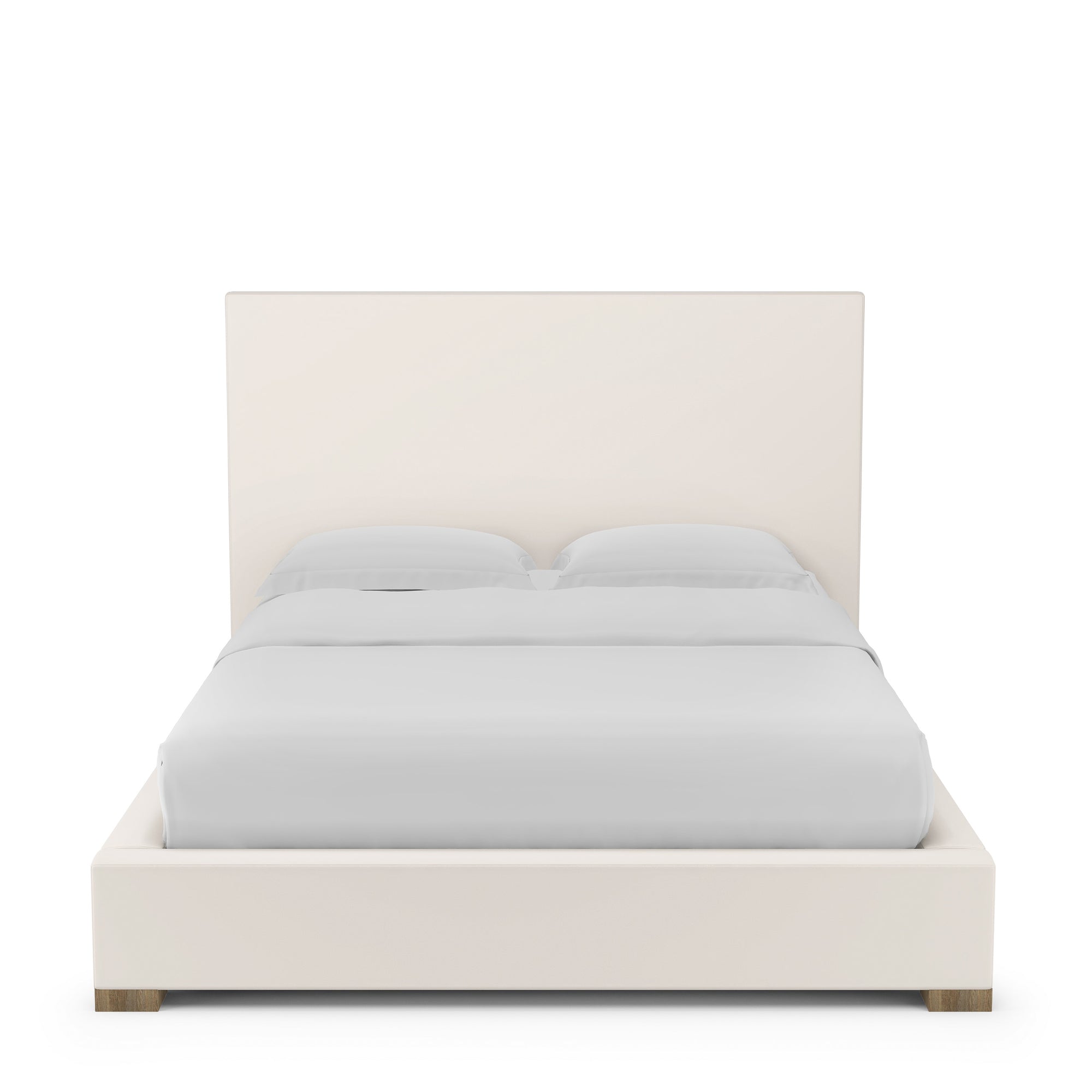 Sloan Panel Bed - Alabaster Plush Velvet