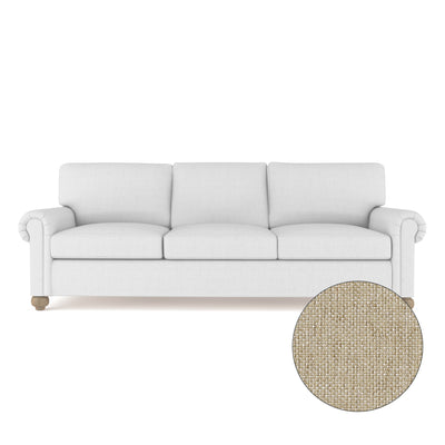 Leroy Sofa - Oyster Pebble Weave Linen