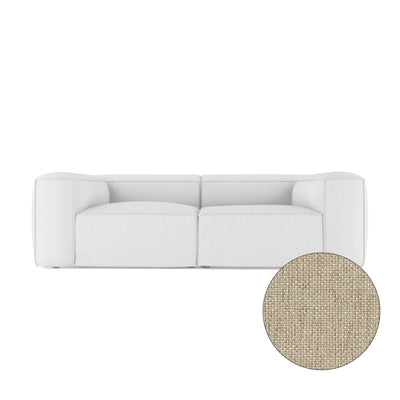 Varick Daybed - Oyster Pebble Weave Linen