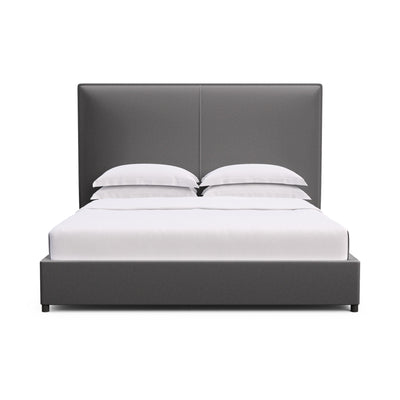 Mansfield Panel Bed - Graphite Plush Velvet