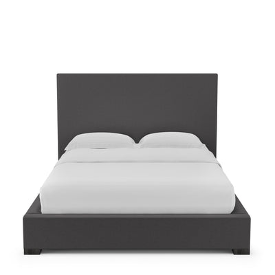 Sloan Panel Bed - Graphite Plush Velvet