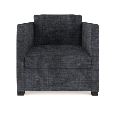 Madison Chair - Graphite Crushed Velvet