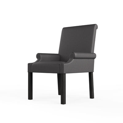 Abigail Dining Chair - Graphite Plush Velvet