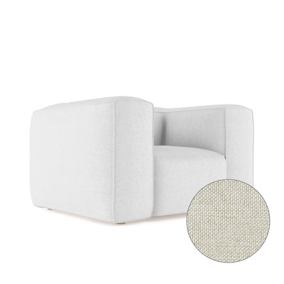 Varick Chair - Alabaster Pebble Weave Linen