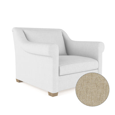 Thompson Chair - Oyster Pebble Weave Linen