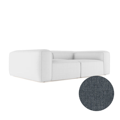 Varick Daybed - Bluebell Pebble Weave Linen