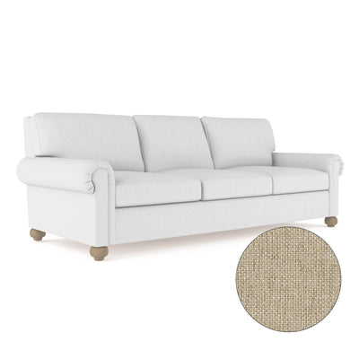 Leroy Sofa - Oyster Pebble Weave Linen