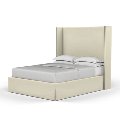 Kaiser Box Bed - Alabaster Vintage Leather