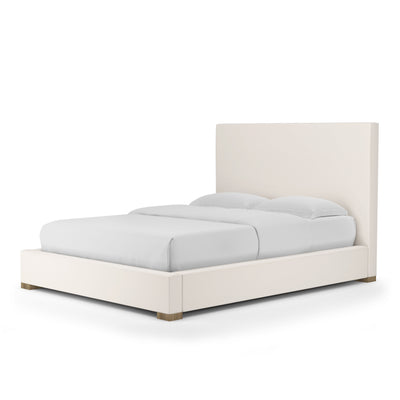 Sloan Panel Bed - Alabaster Plush Velvet