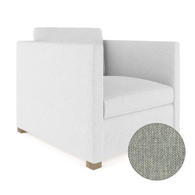 Madison Chair - Haze Pebble Weave Linen