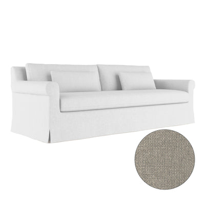 Ludlow Sofa - Silver Streak Basketweave