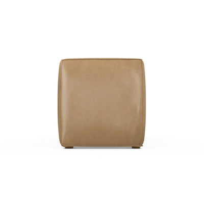 Varick Armless Chair - Marzipan Vintage Leather