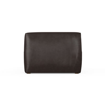 Varick Single-Arm Chaise - Chocolate Vintage Leather