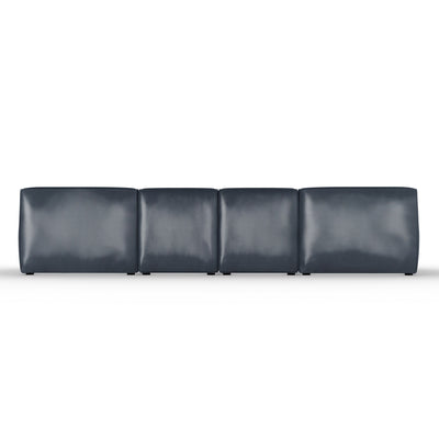 Varick U-Chaise Sectional - Blue Print Vintage Leather