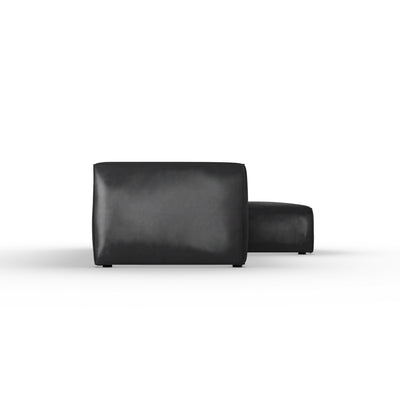 Varick Right-Chaise Sectional - Black Jack Vintage Leather