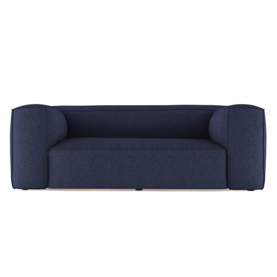 Varick Sofa - Blue Print Plush Velvet