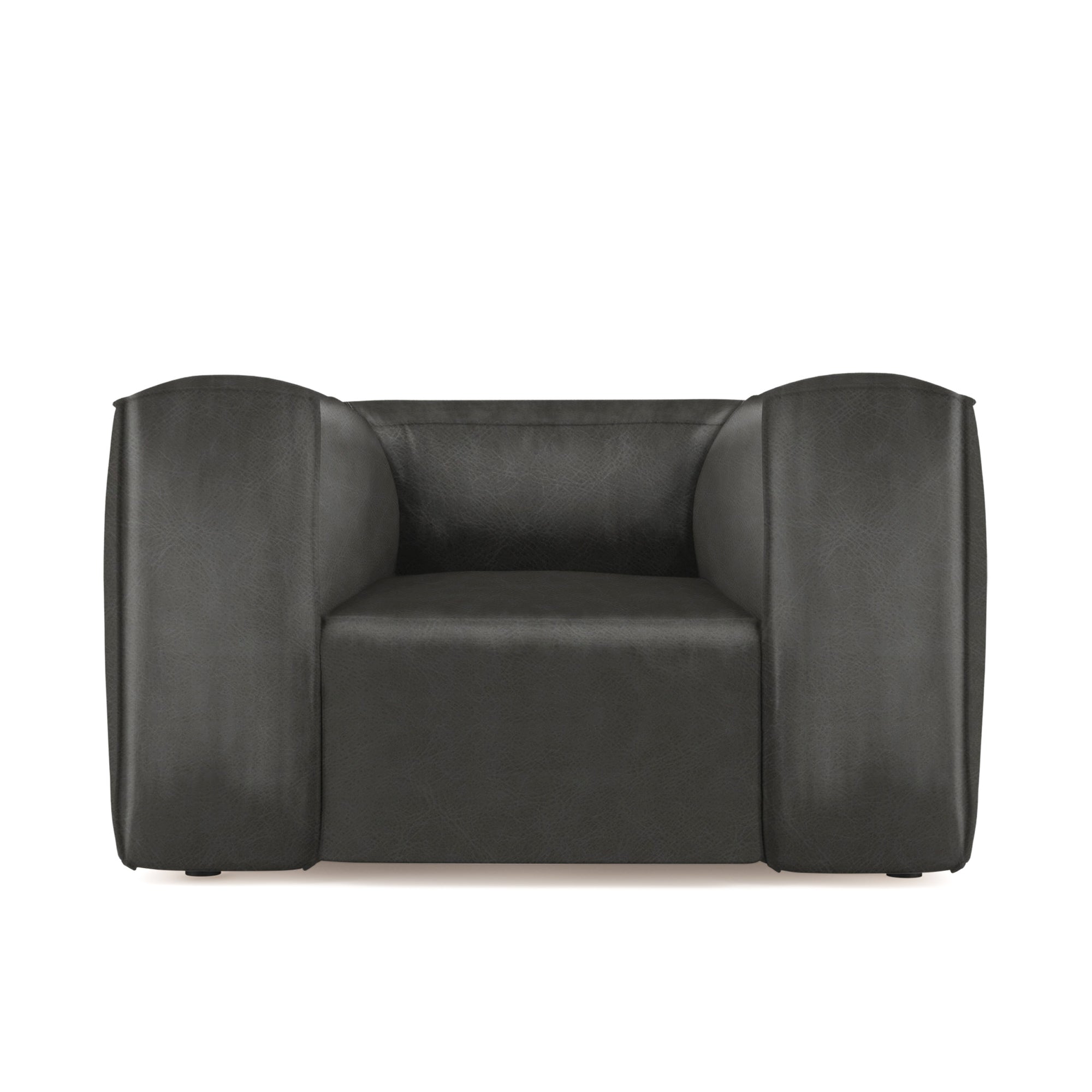 Varick Chair - Graphite Vintage Leather
