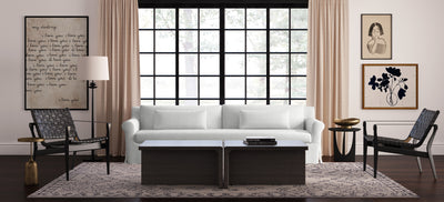 Ludlow Sofa - Blanc Plush Velvet