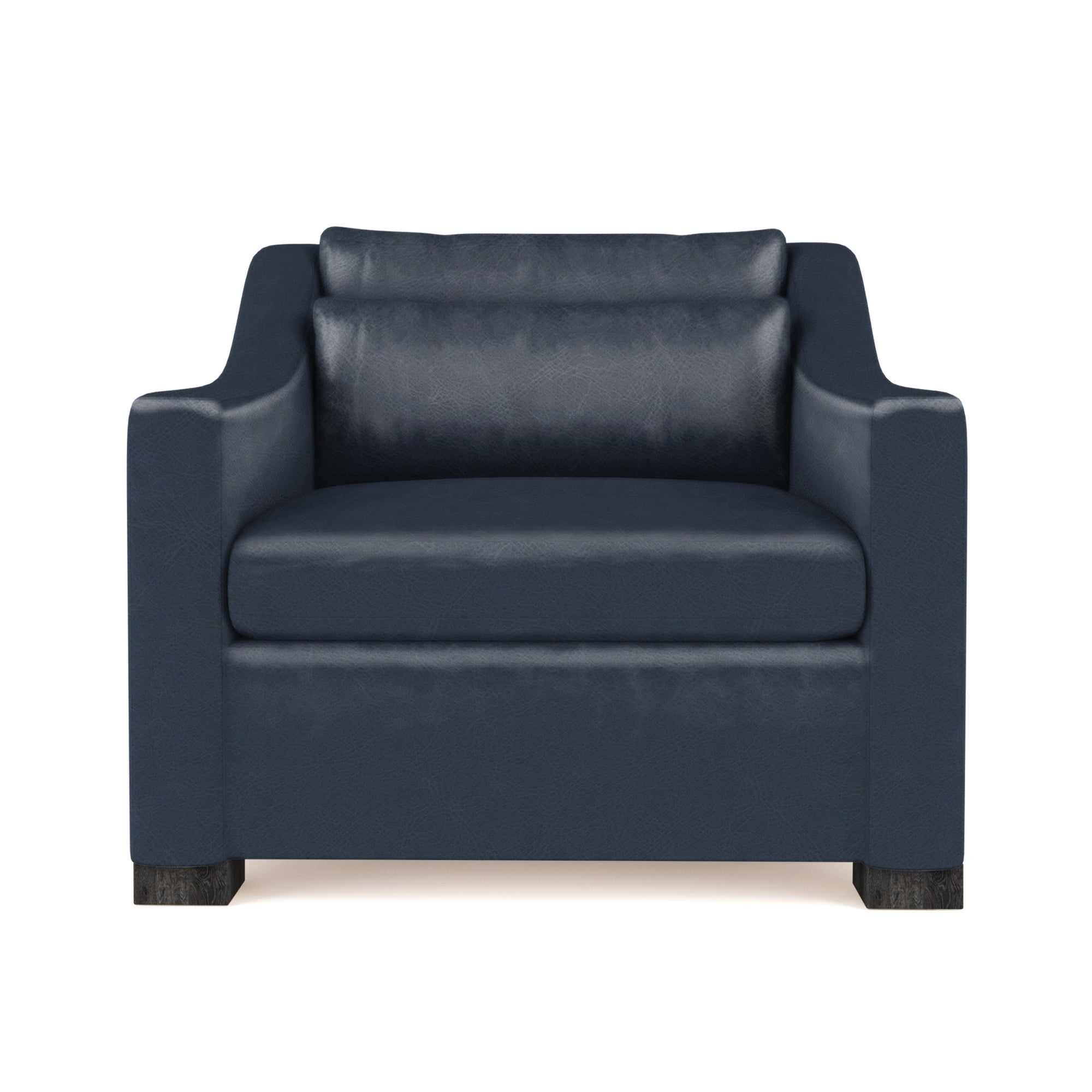 Crosby Chair - Blue Print Vintage Leather
