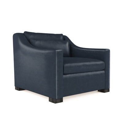 Crosby Chair - Blue Print Vintage Leather