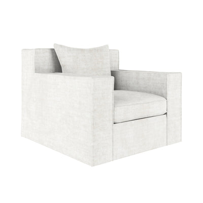 Mulberry Chair - Alabaster Crushed Velvet