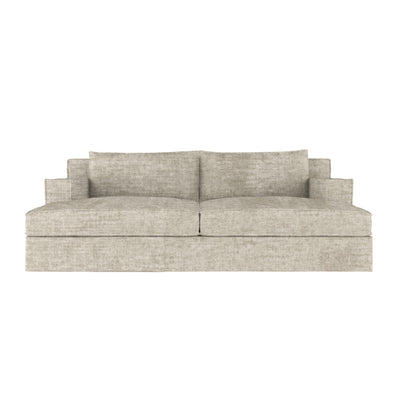 Mulberry Daybed - Oyster Crushed Velvet