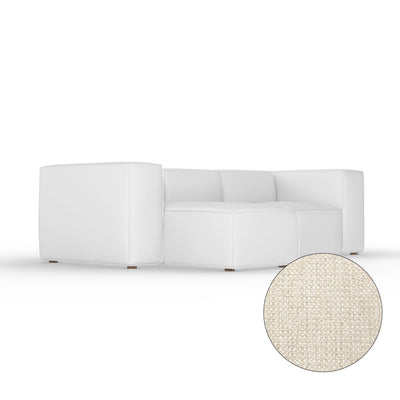 Varick Left-Chaise Sectional - Alabaster Basketweave