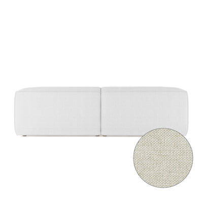 Varick Daybed - Alabaster Pebble Weave Linen