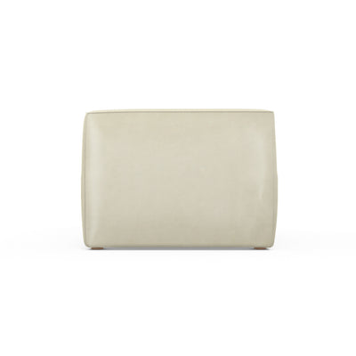 Varick Single-Arm Chaise - Alabaster Vintage Leather