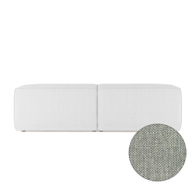 Varick Daybed - Haze Pebble Weave Linen