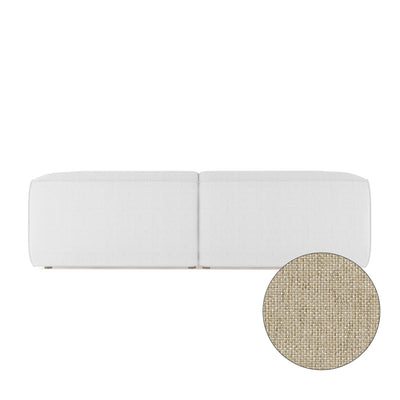 Varick Daybed - Oyster Pebble Weave Linen