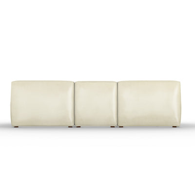 Varick Right-Chaise Sectional - Alabaster Vintage Leather