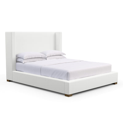 Roxborough Shelter Bed - Blanc Box Weave Linen