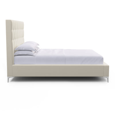 Bryant Tufted Panel Bed - Oyster Box Weave Linen