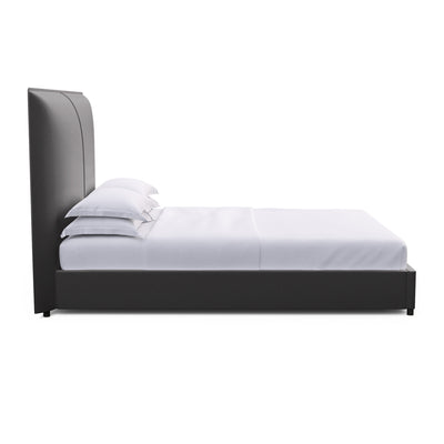 Mansfield Panel Bed - Graphite Plush Velvet