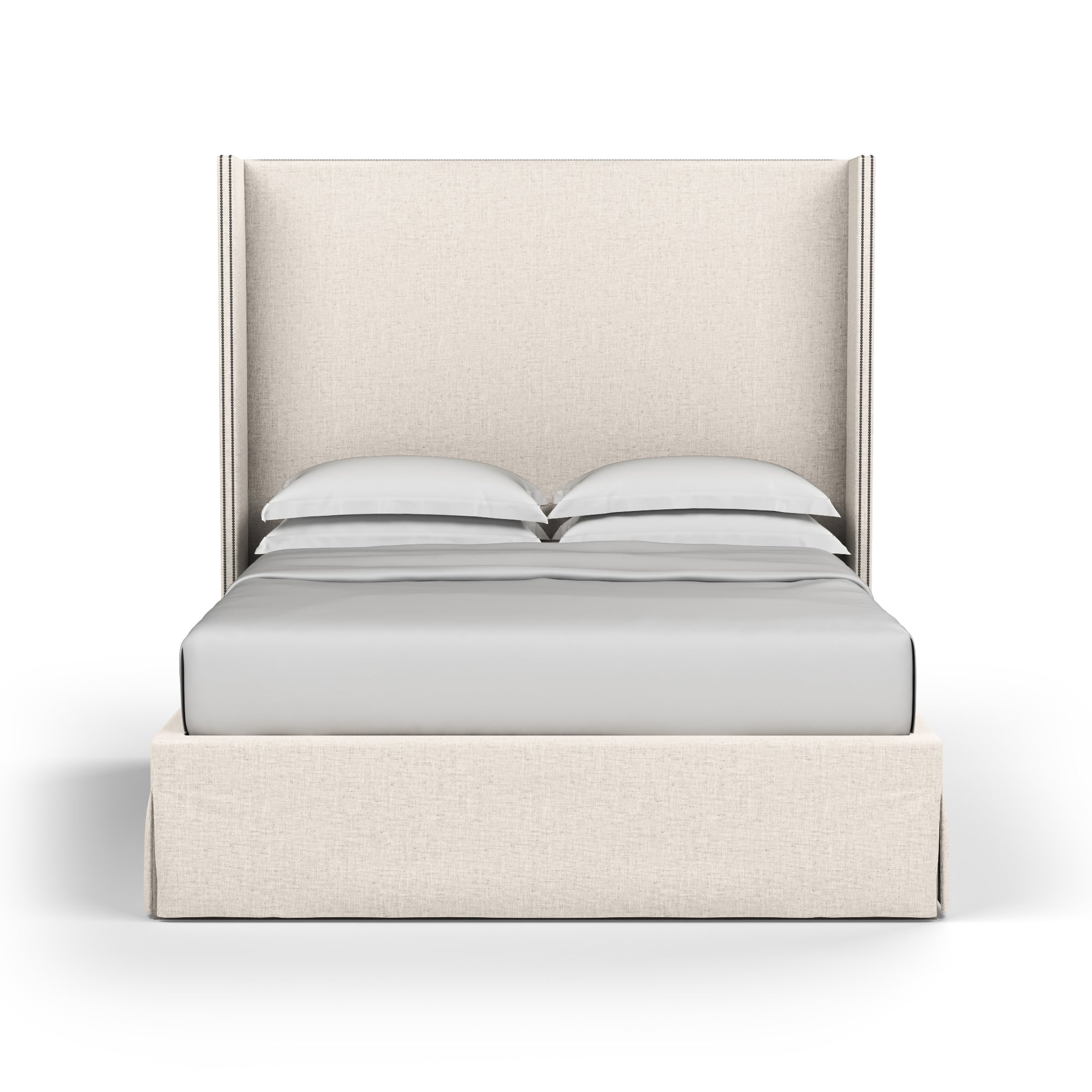 Kaiser Box Bed - Alabaster Plush Velvet